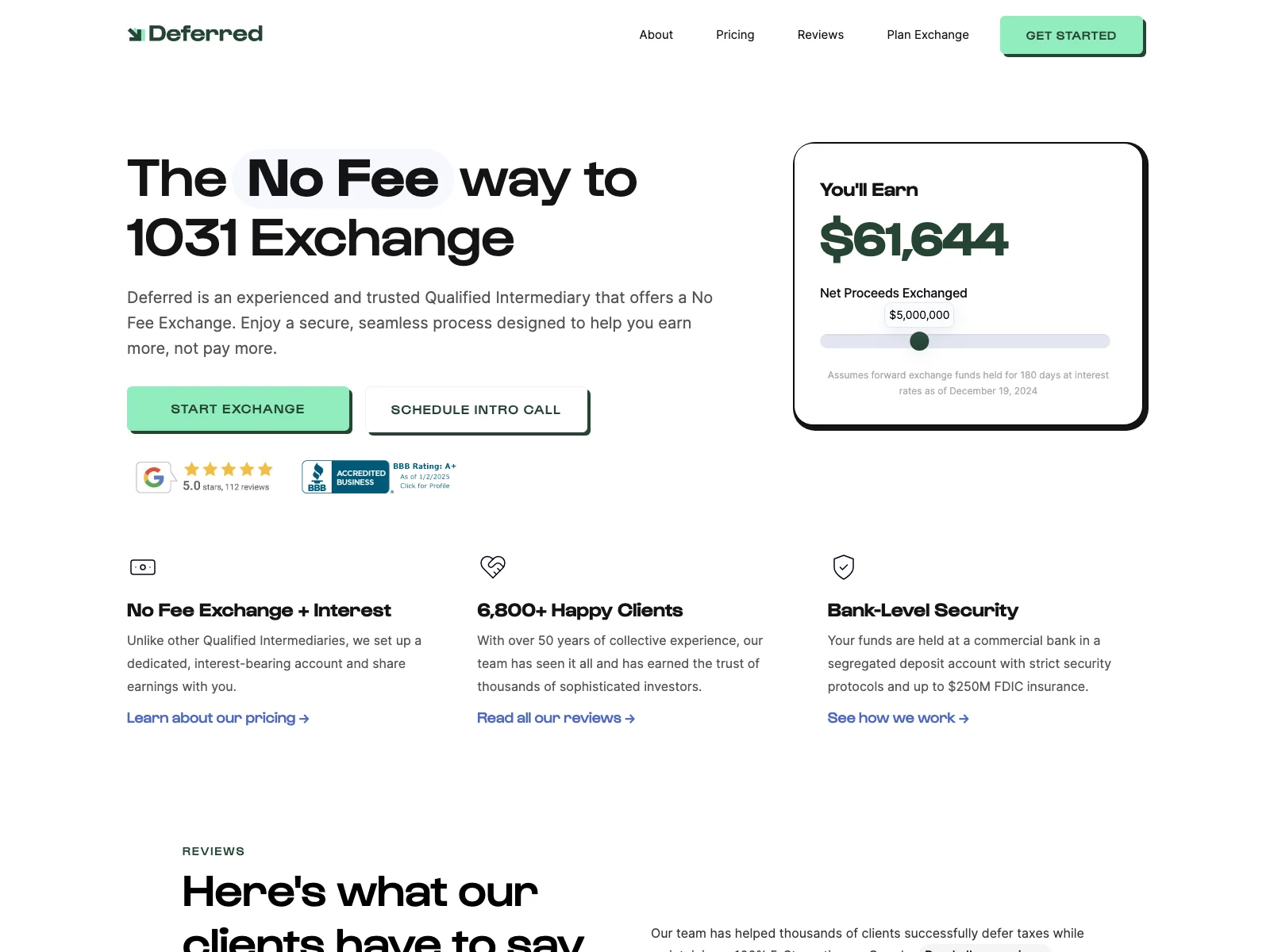 Deferred: Revolutionizing 1031 Exchanges with No Fees & Shared Interest