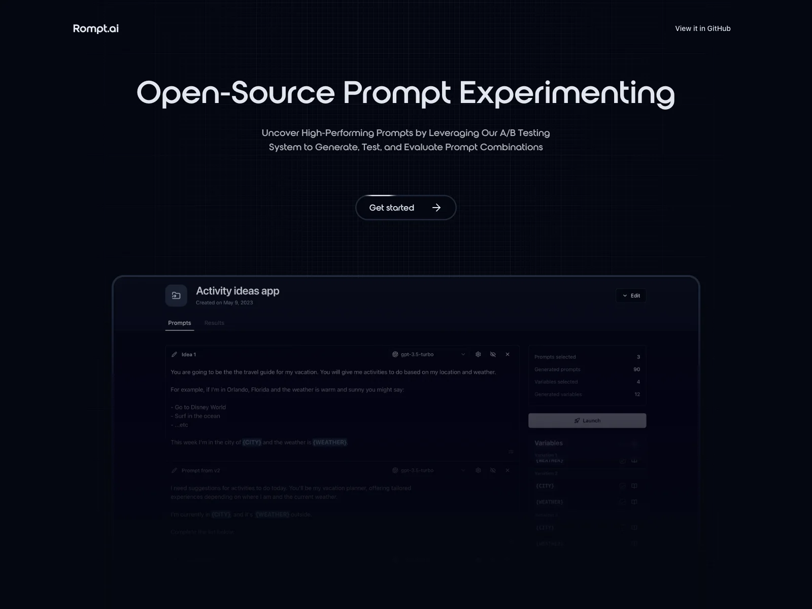 Rompt.ai: Unlock High-Performing Prompts with AI-Powered Experimentation