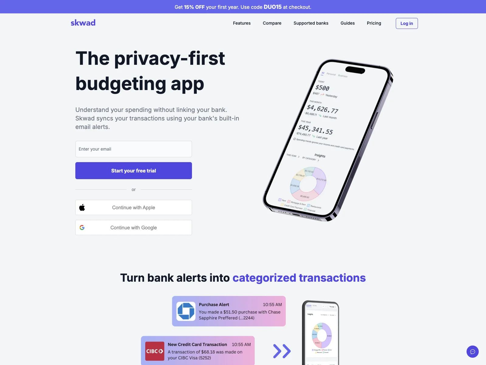 Skwad: The Privacy-First Budgeting App for Effortless Financial Management