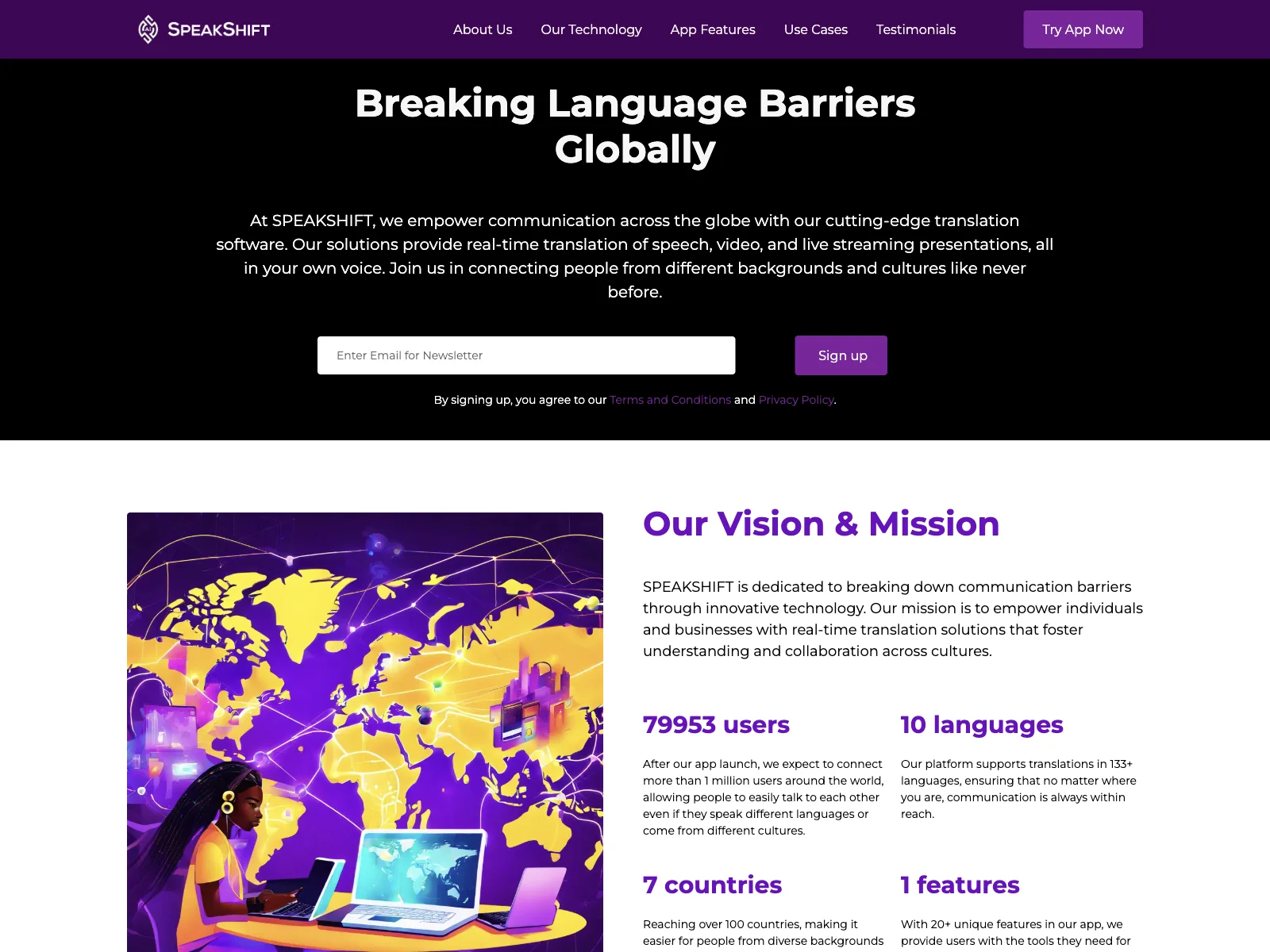 SPEAKSHIFT: AI-Powered Real-Time Language Translation for Global Communication