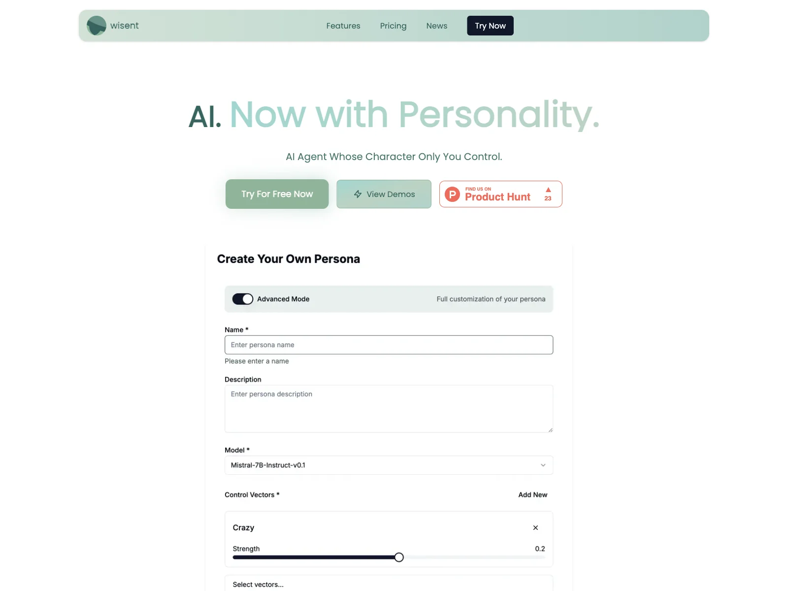 Wisent - Personalized AI Engineering Platform: Tailor Your AI to Your Needs