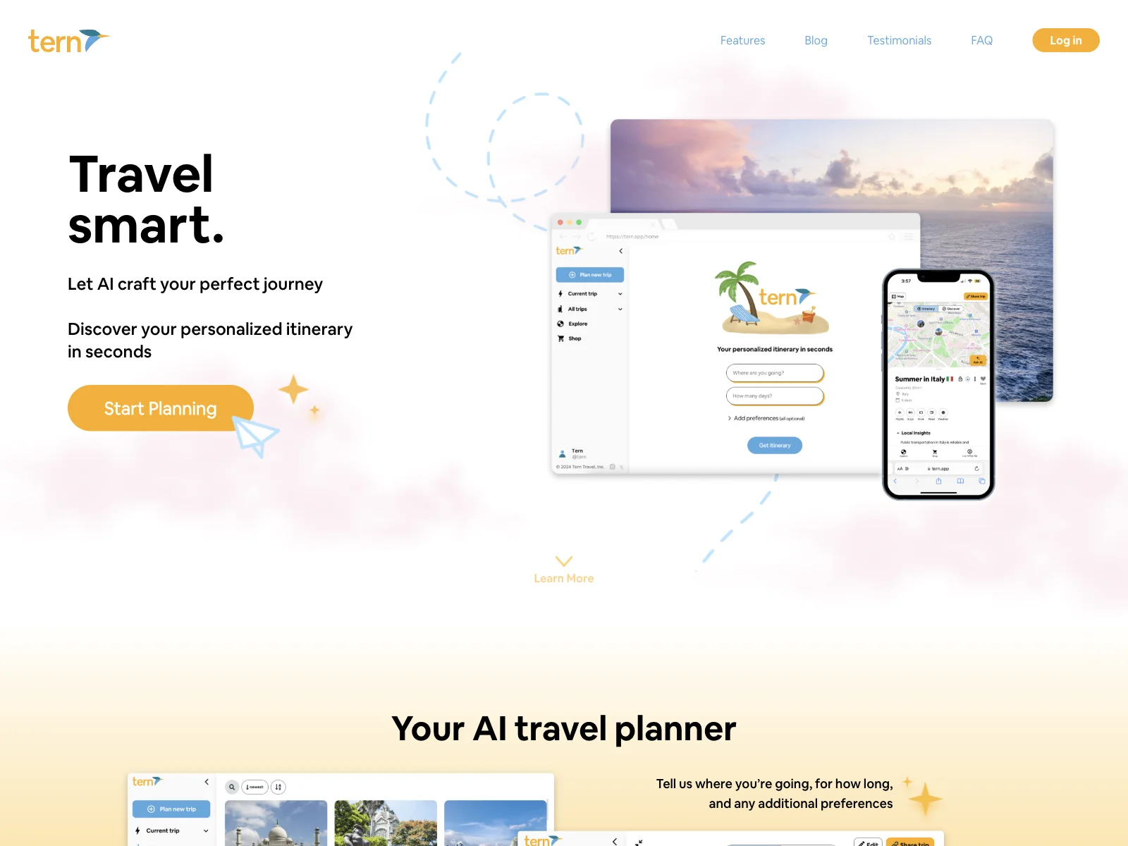 Tern — AI Travel Planner: Craft Your Perfect Journey with AI