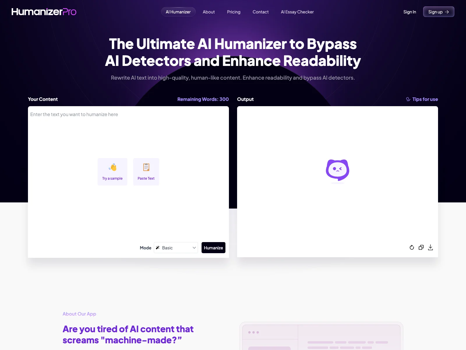 AI Humanizer – Rewrite AI Text to 100% Human-Like Content