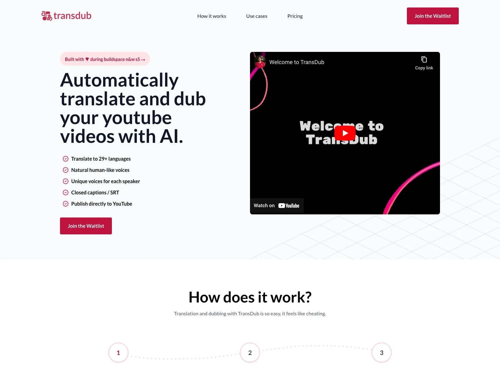 TransDub: Unlock Global Reach with AI-Powered Video Translation