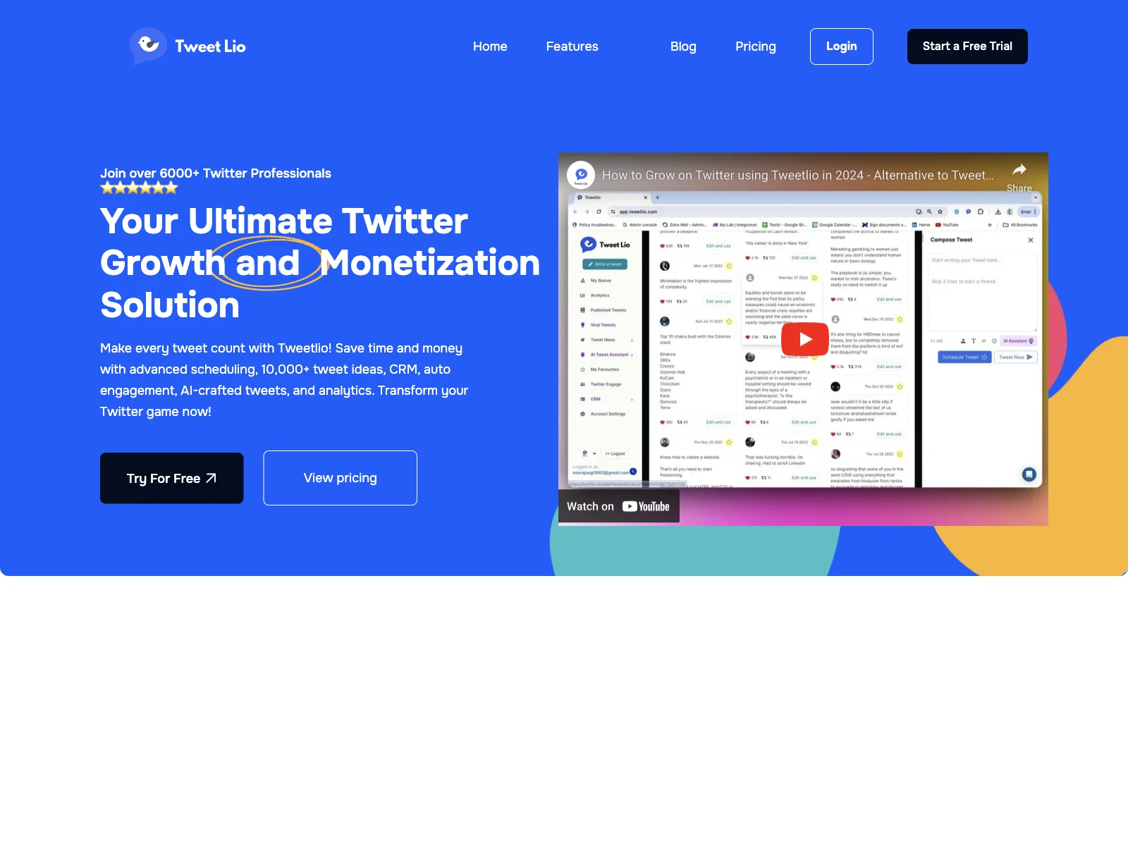 Tweetlio: Transform Your Twitter with Advanced Features