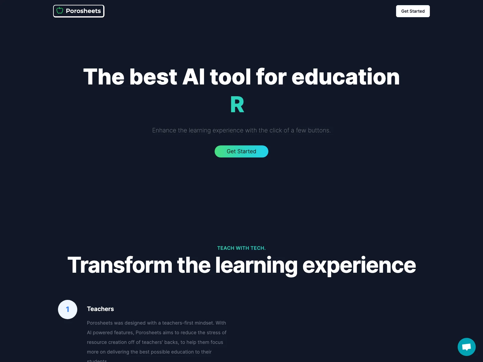 Porosheets: Empowering Education with AI