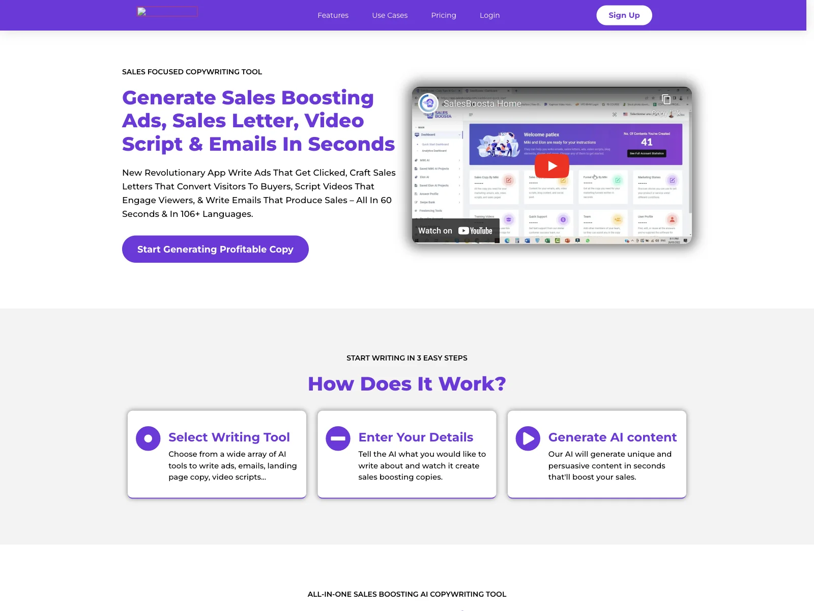 SalesBoosta: Transform Your Copywriting for Higher Sales