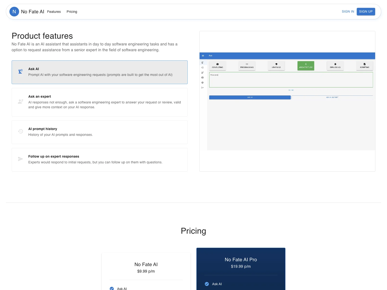 No Fate AI: Empowering Software Engineering with AI Assistance and Expertise