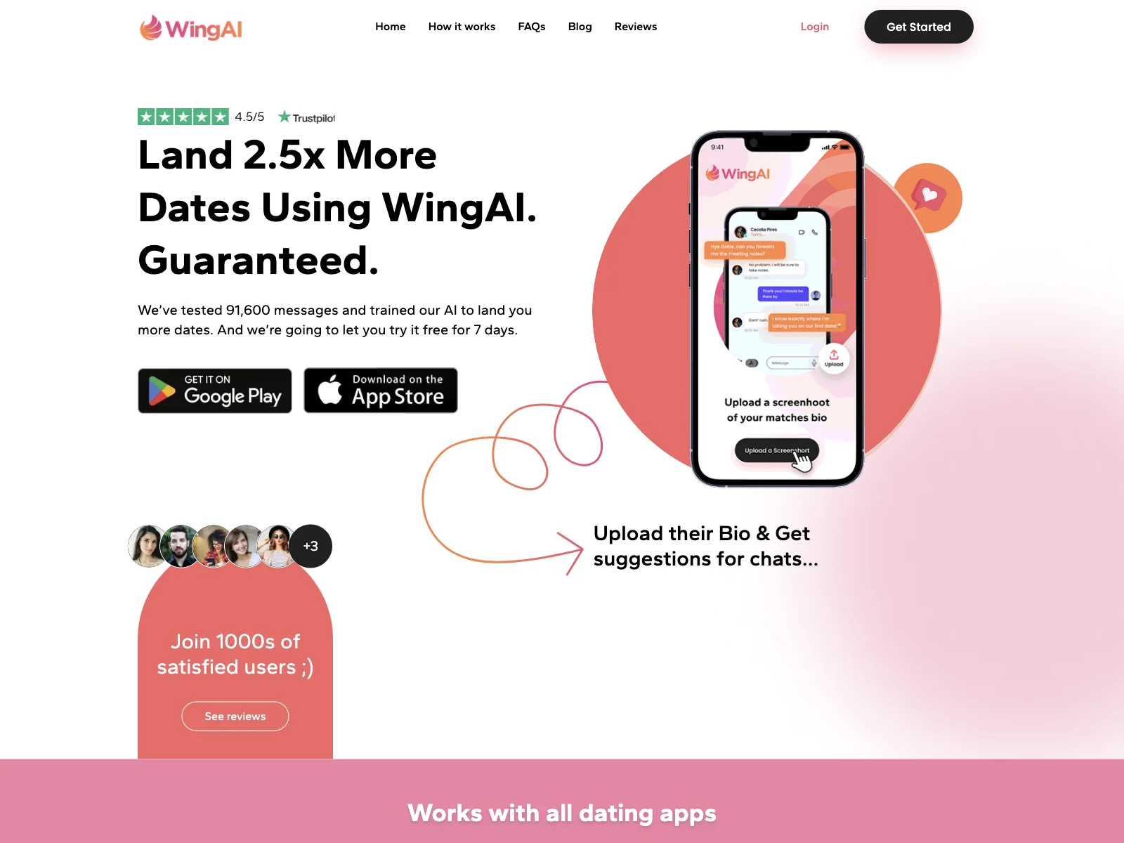 Wing AI: Land 2.5x More Dates with AI-Powered Assistance