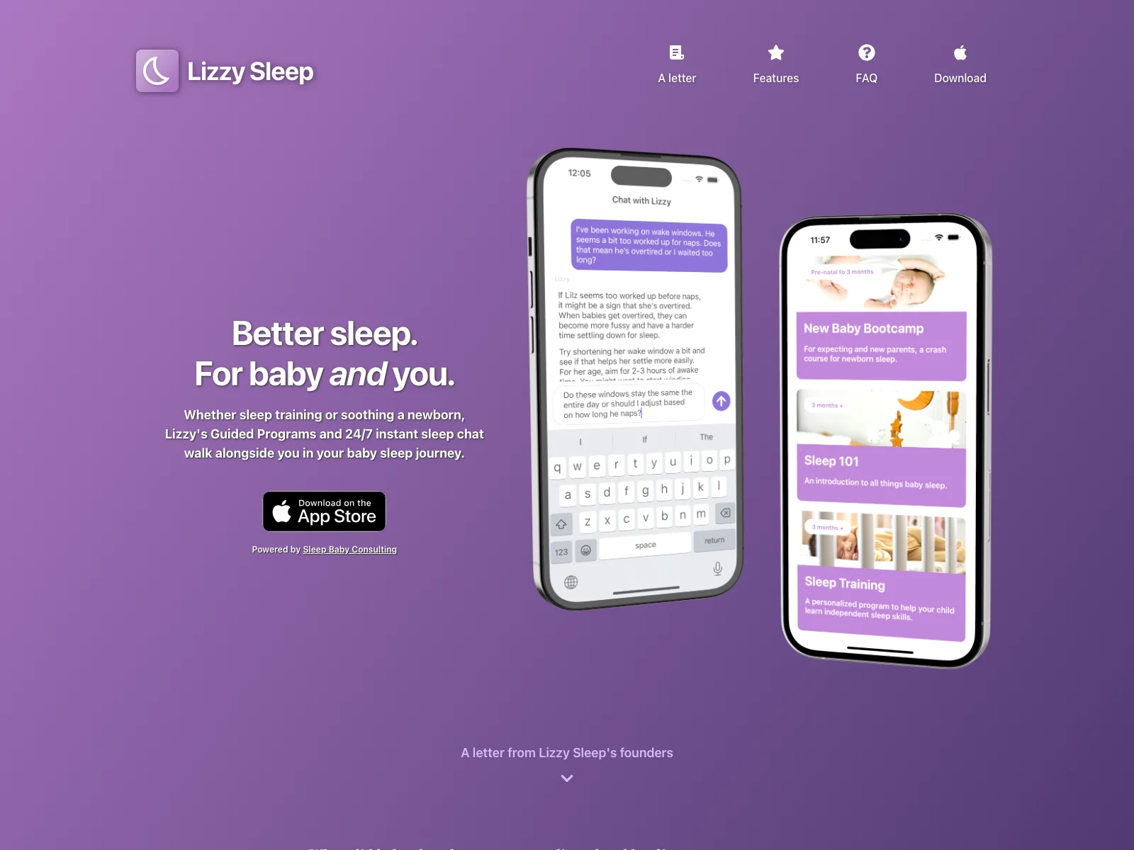 Lizzy Sleep: Empowering Parents for Better Baby Sleep