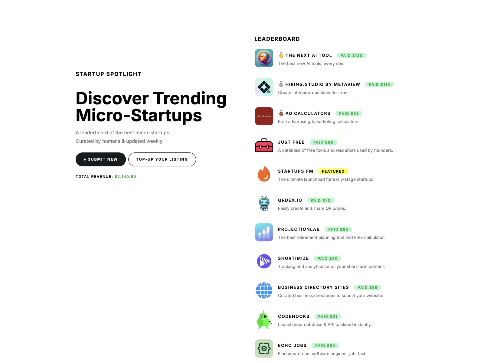 Discover Trending Micro-Startups & Micro-SaaS: Your Gateway to Innovation