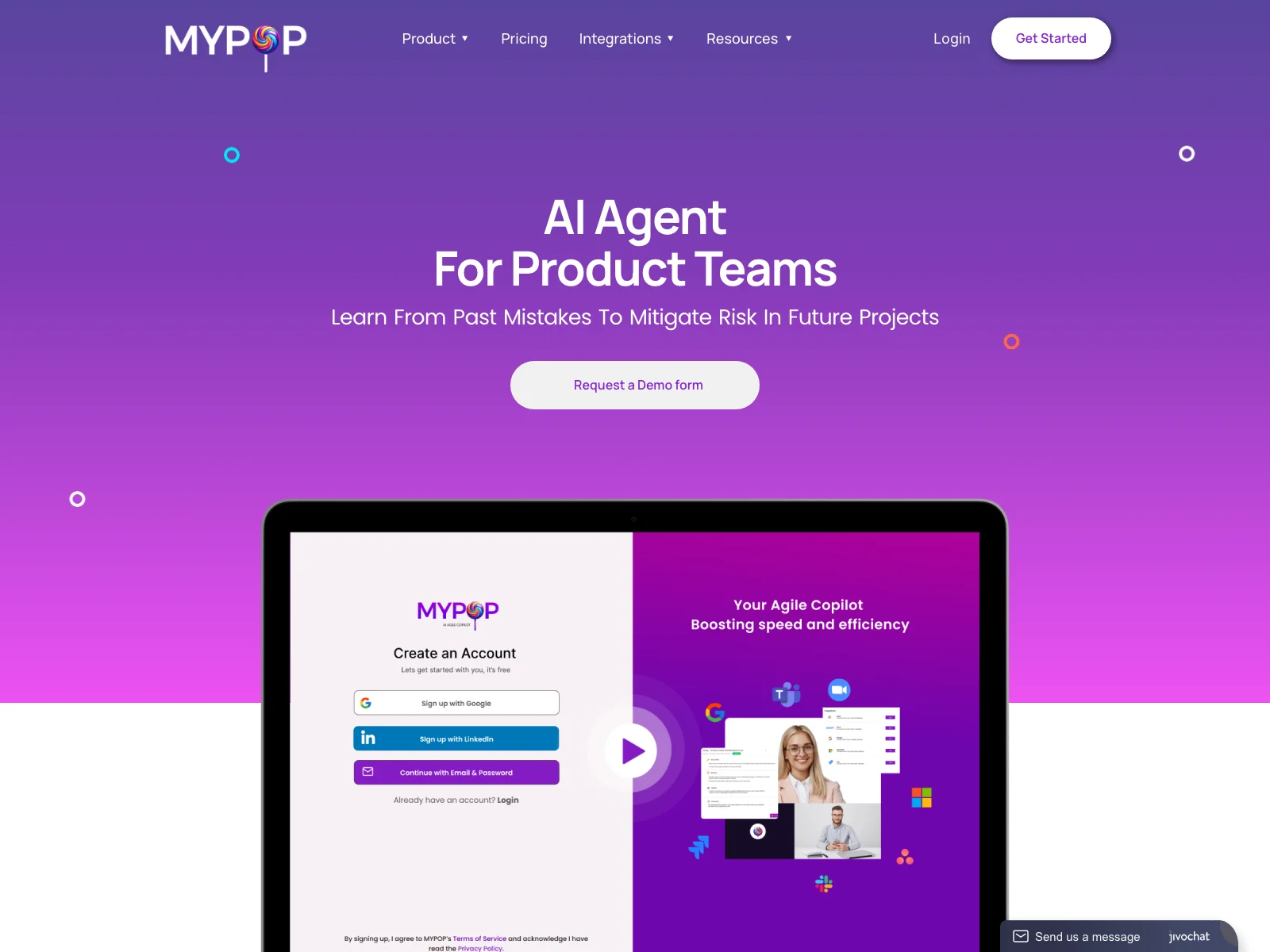 MYPOP: Your AI Agent for Product Teams to Mitigate Risks and Boost Success