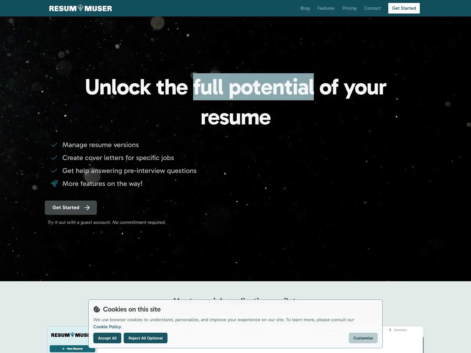 ResumeMuser: Unlock Your Job Application Potential