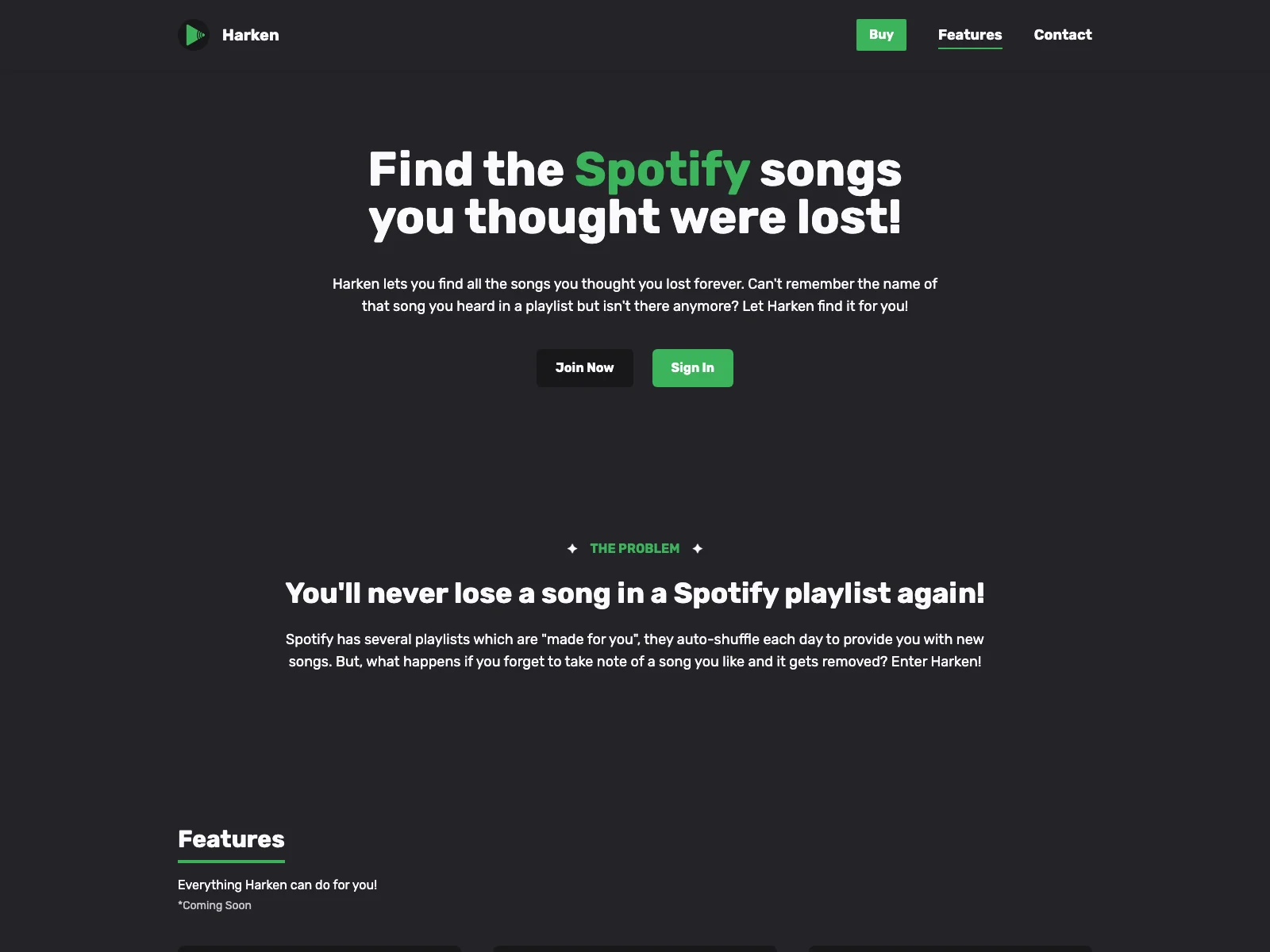 Harken: Uncover Lost Spotify Songs with Ease