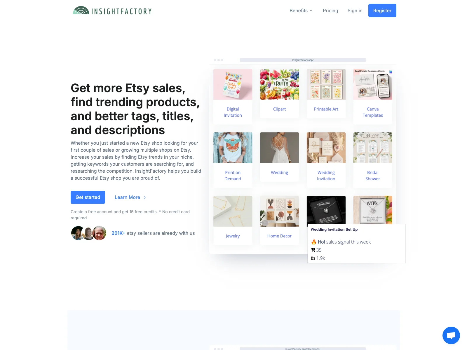 InsightFactory: Boost Your Etsy Sales with Trend Finding and SEO Optimization