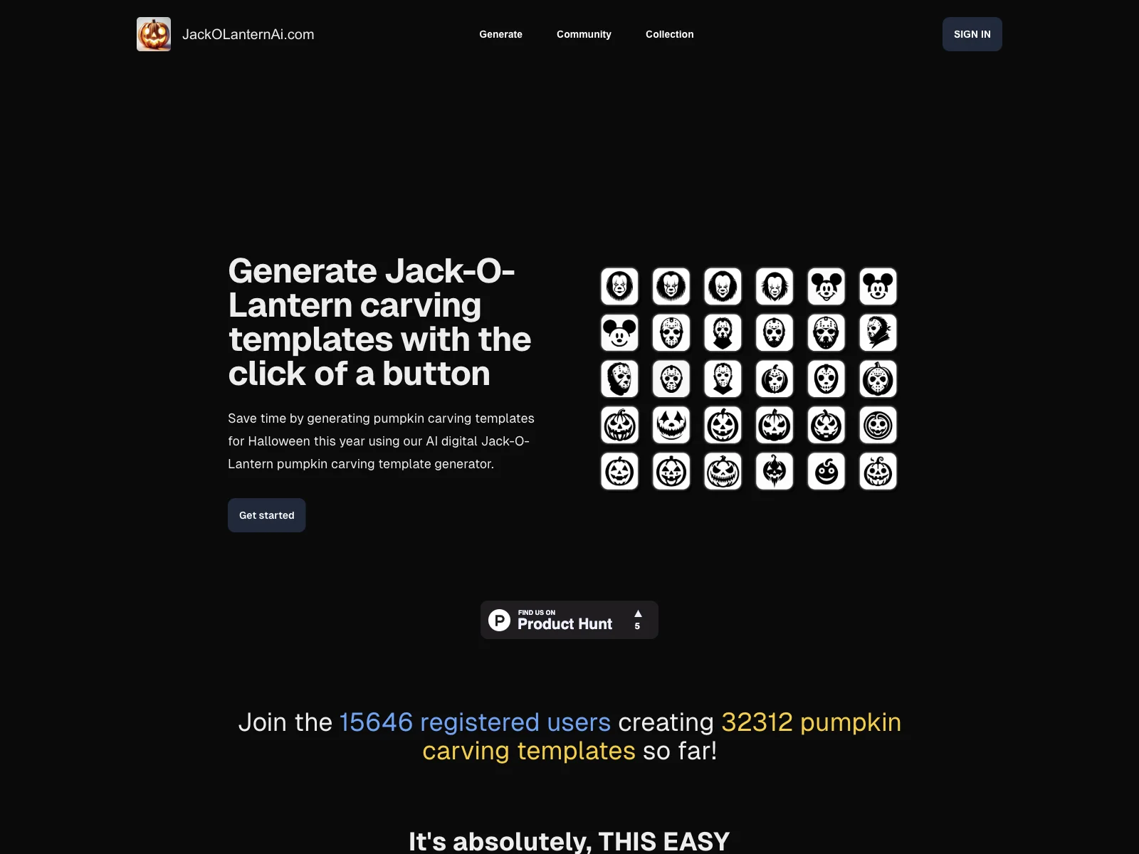 Jack-O-Lantern Ai: Effortless Pumpkin Carving Templates