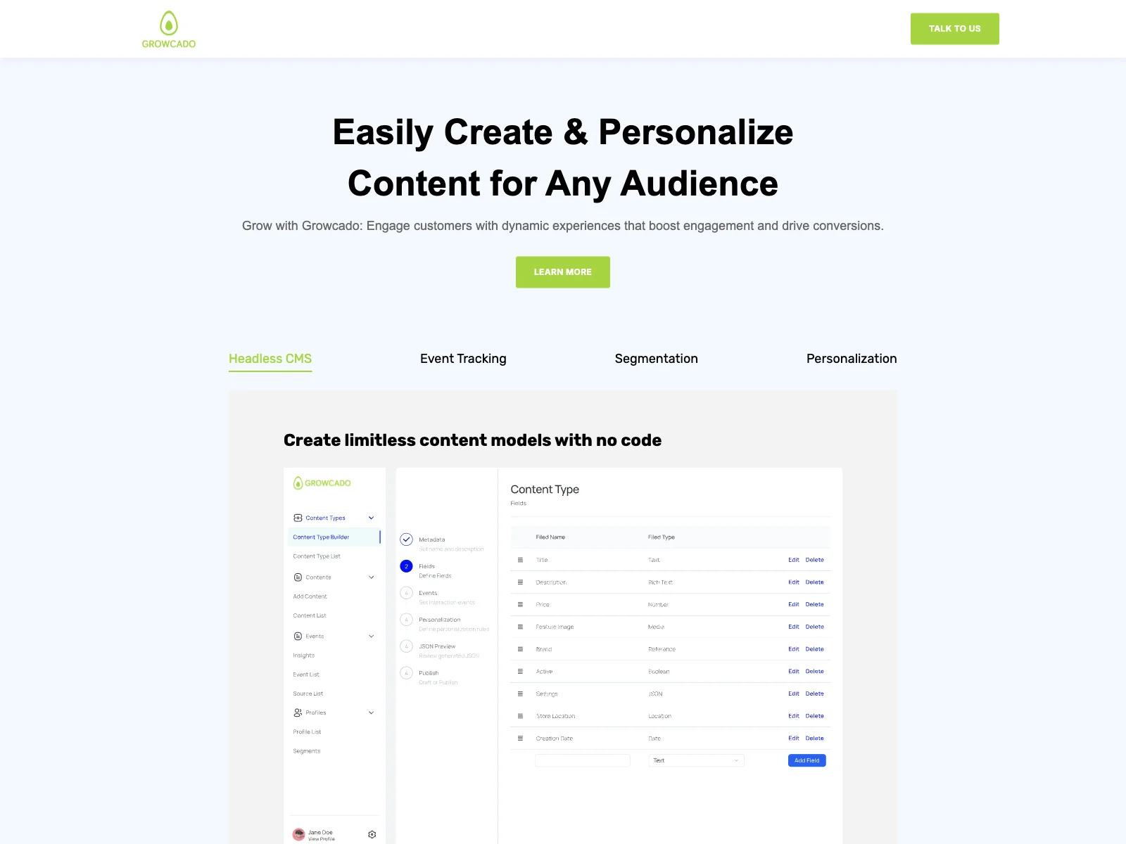 Growcado: Empowering Content Creation & Personalization