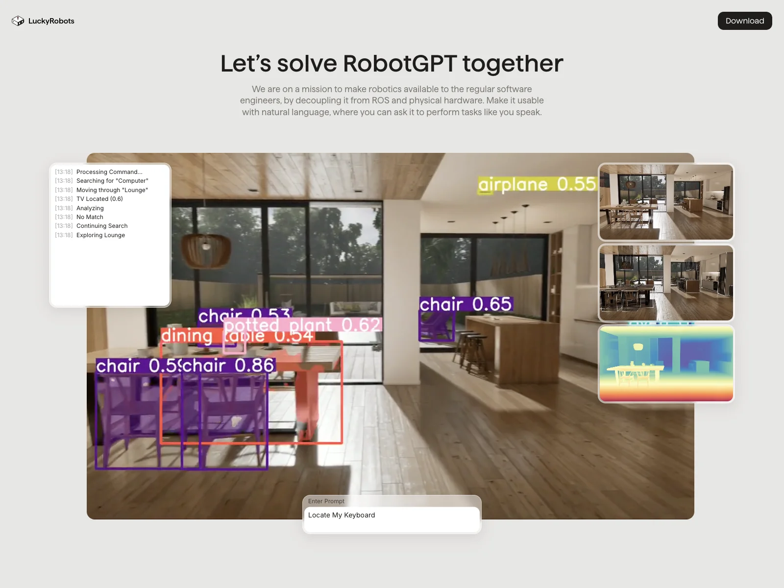 LuckyRobots: Empowering AI Model Deployment and Robot Training