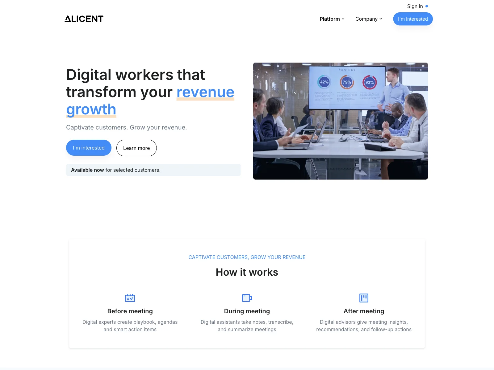 Alicent: Boost Your Revenue with AI-Powered Sales Automation