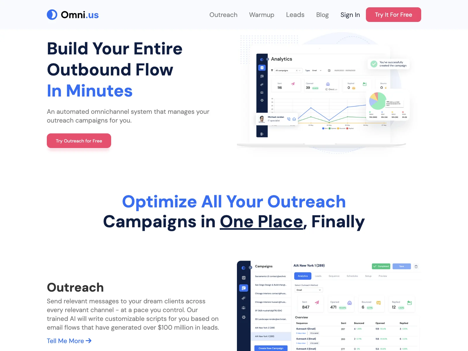 Boost Your Outbound Campaigns with OmniOutreach