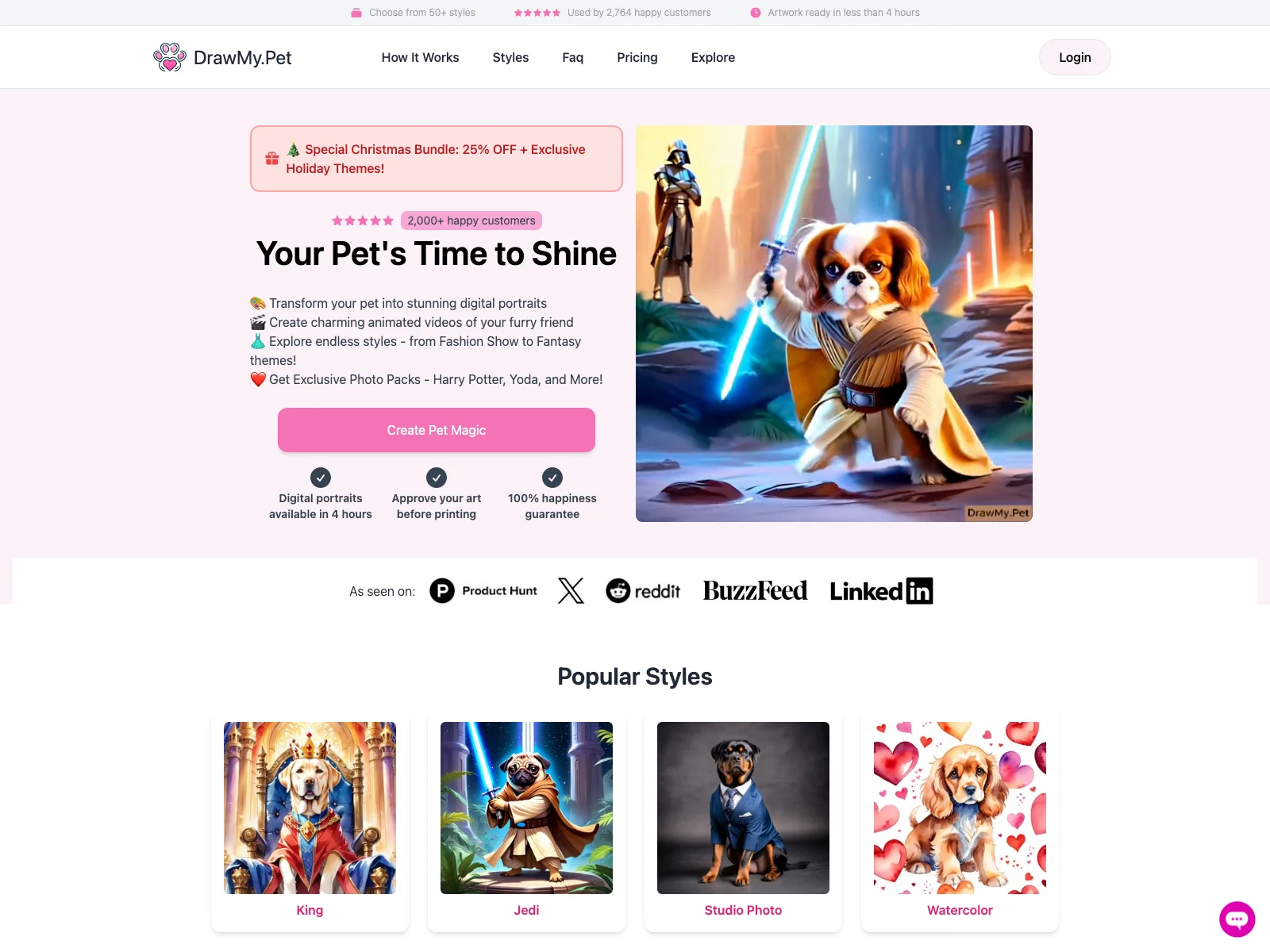 DrawMy.Pet: Unleashing AI-Powered Custom Pet Portraits