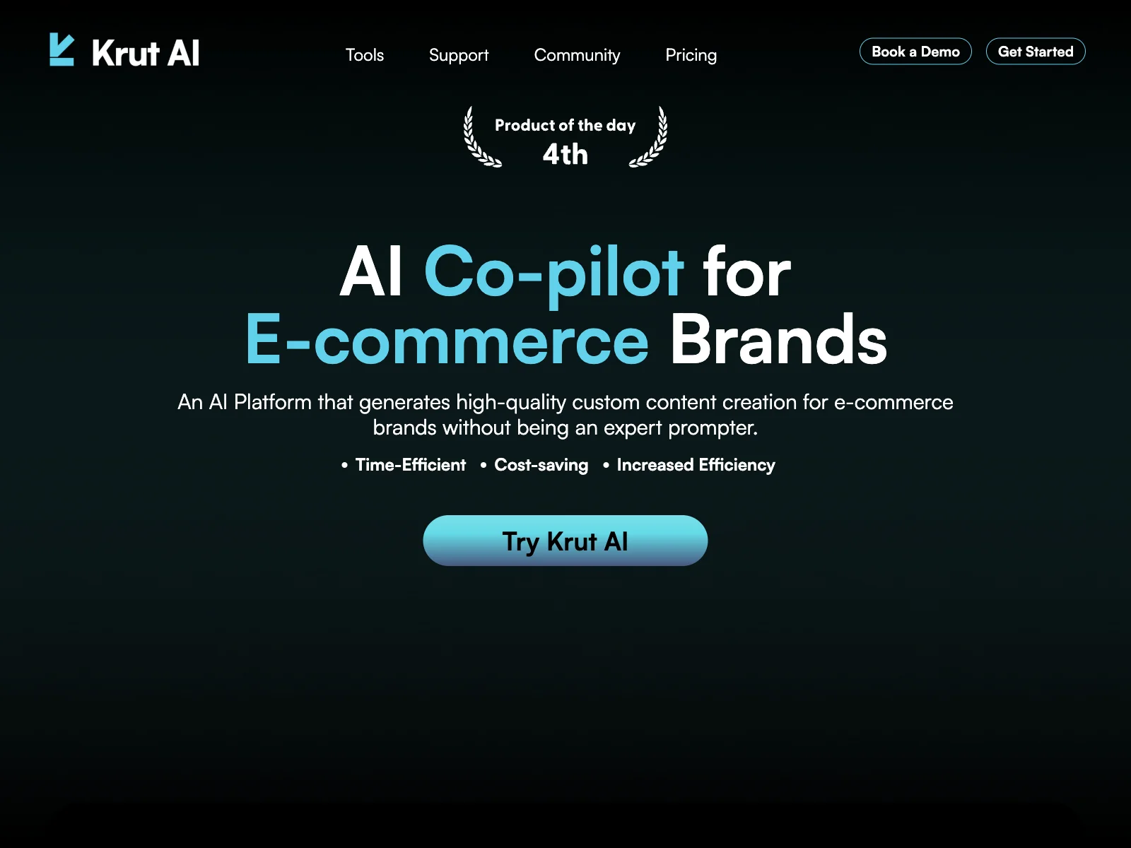 Krut AI: The Ultimate AI Co-pilot for E-commerce Brands' Success