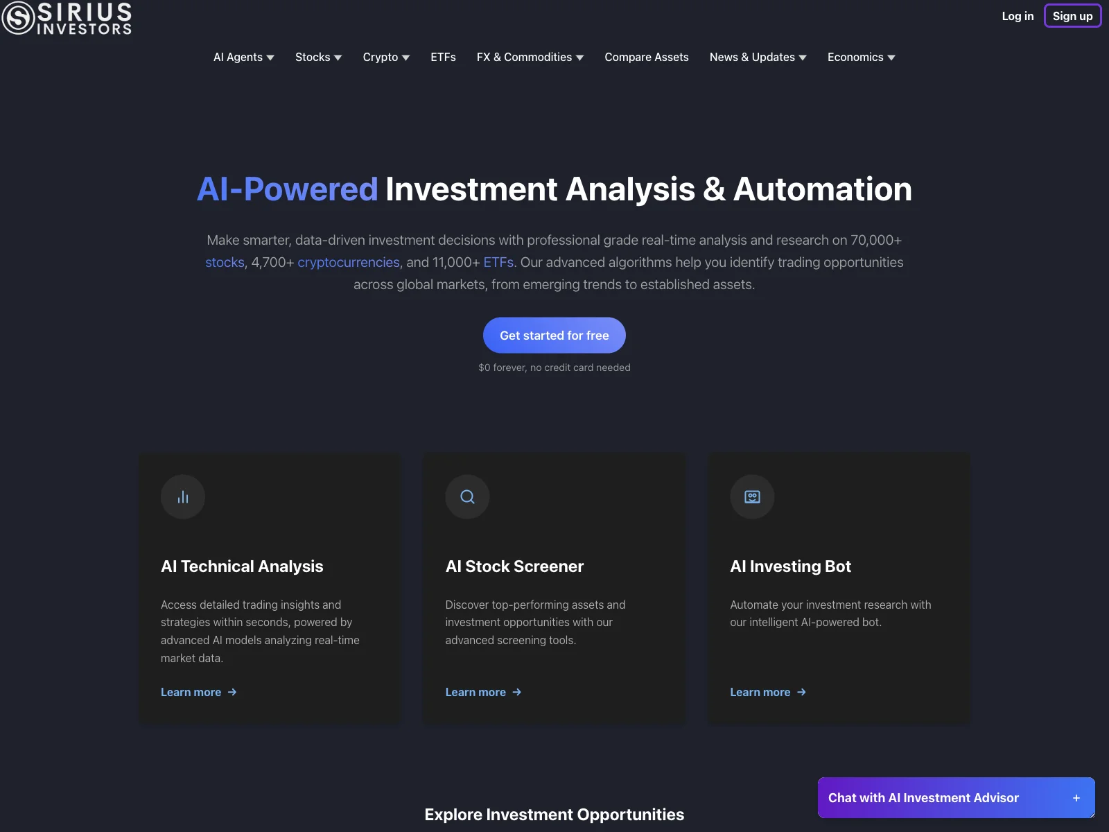 AI-Powered Professional Investment Analysis with Sirius Investors: Maximize Your ROI