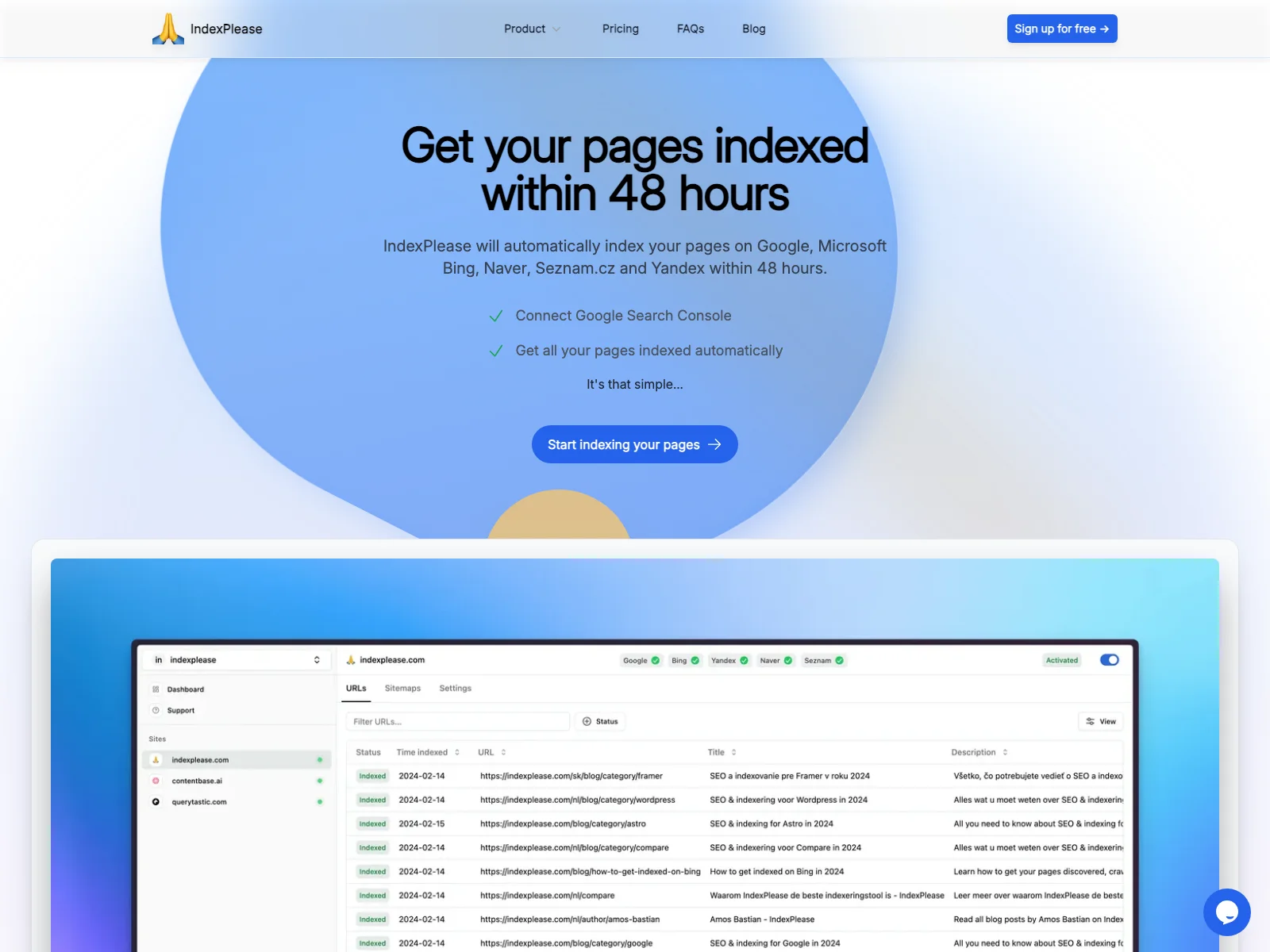 IndexPlease: Index Your Pages within 48 Hours and Boost Organic Traffic