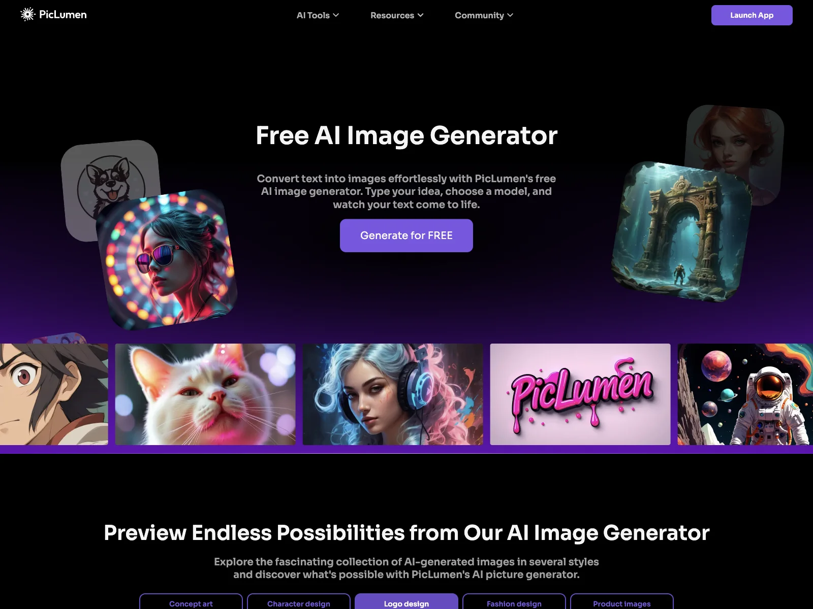 PicLumen: The Ultimate Free AI Image Generator for Stunning AI Art Creation