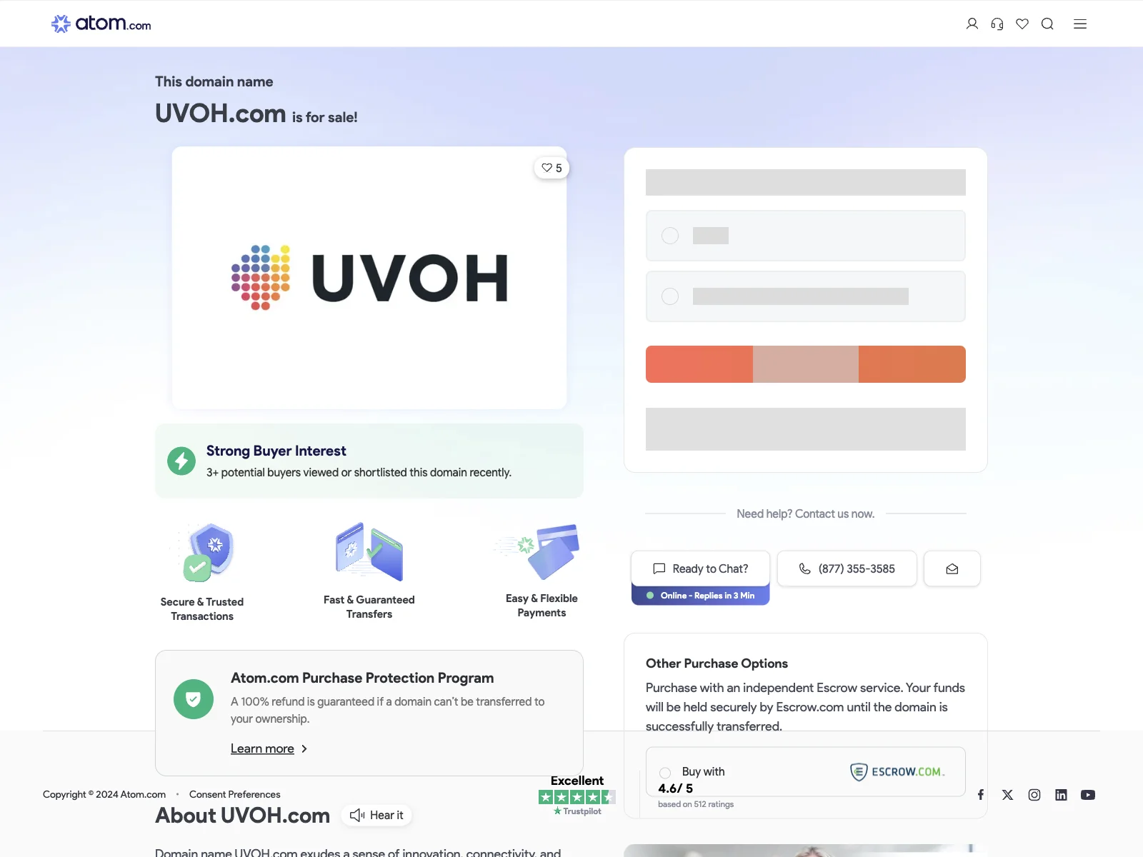 UVOH.com: A Domain with Unlimited Potential