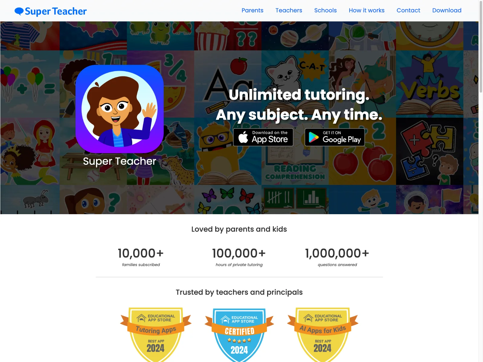 Super Teacher: Unlimited Tutoring for Academic Success