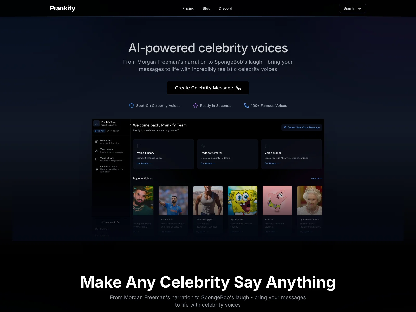 Prankify AI: Make Celebrities Say Anything with Ease