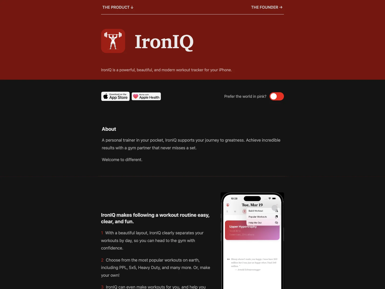 IronIQ: The Ultimate Workout Tracker for iPhone