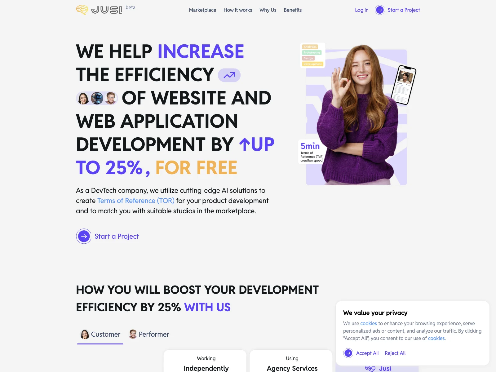 Jusi: Boost Your Development Efficiency by 25% for Free