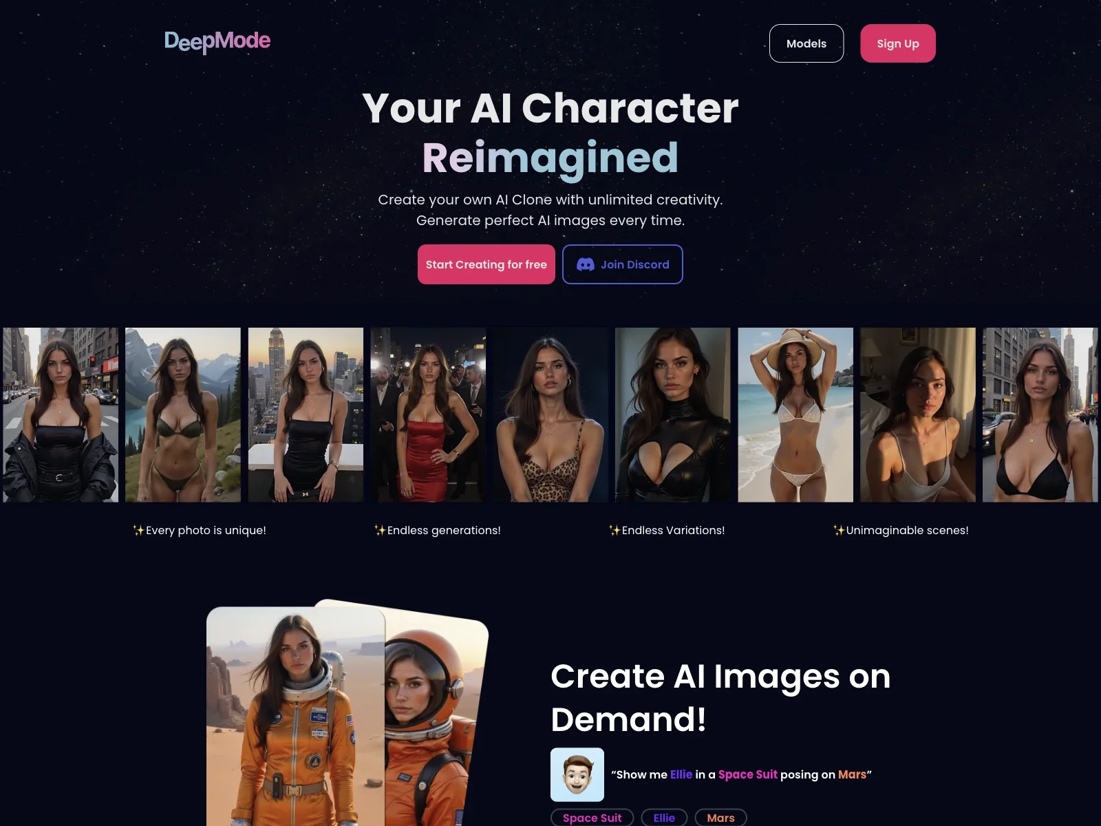 DeepMode.com - Unleash Your Creativity with AI Image Generation