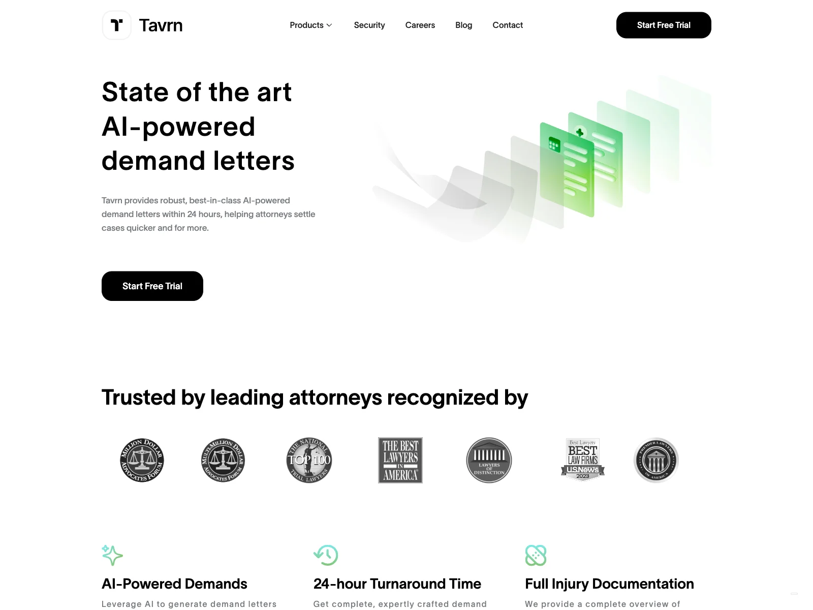 Tavrn: Empowering Attorneys with AI-Powered Demand Letters