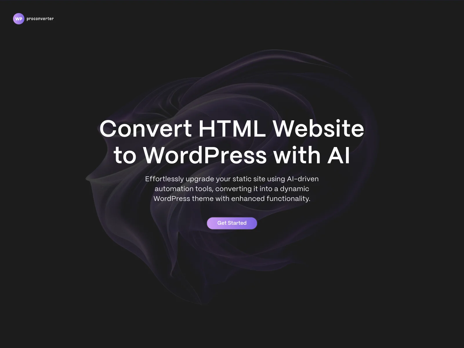 Convert HTML to WordPress with AI - WP Pro Converter