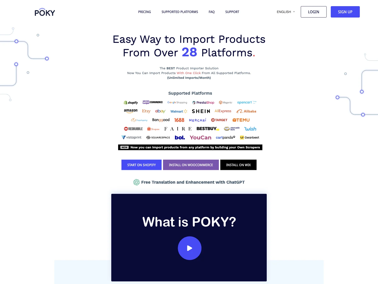 POKY - Simplify Product Importing with AI