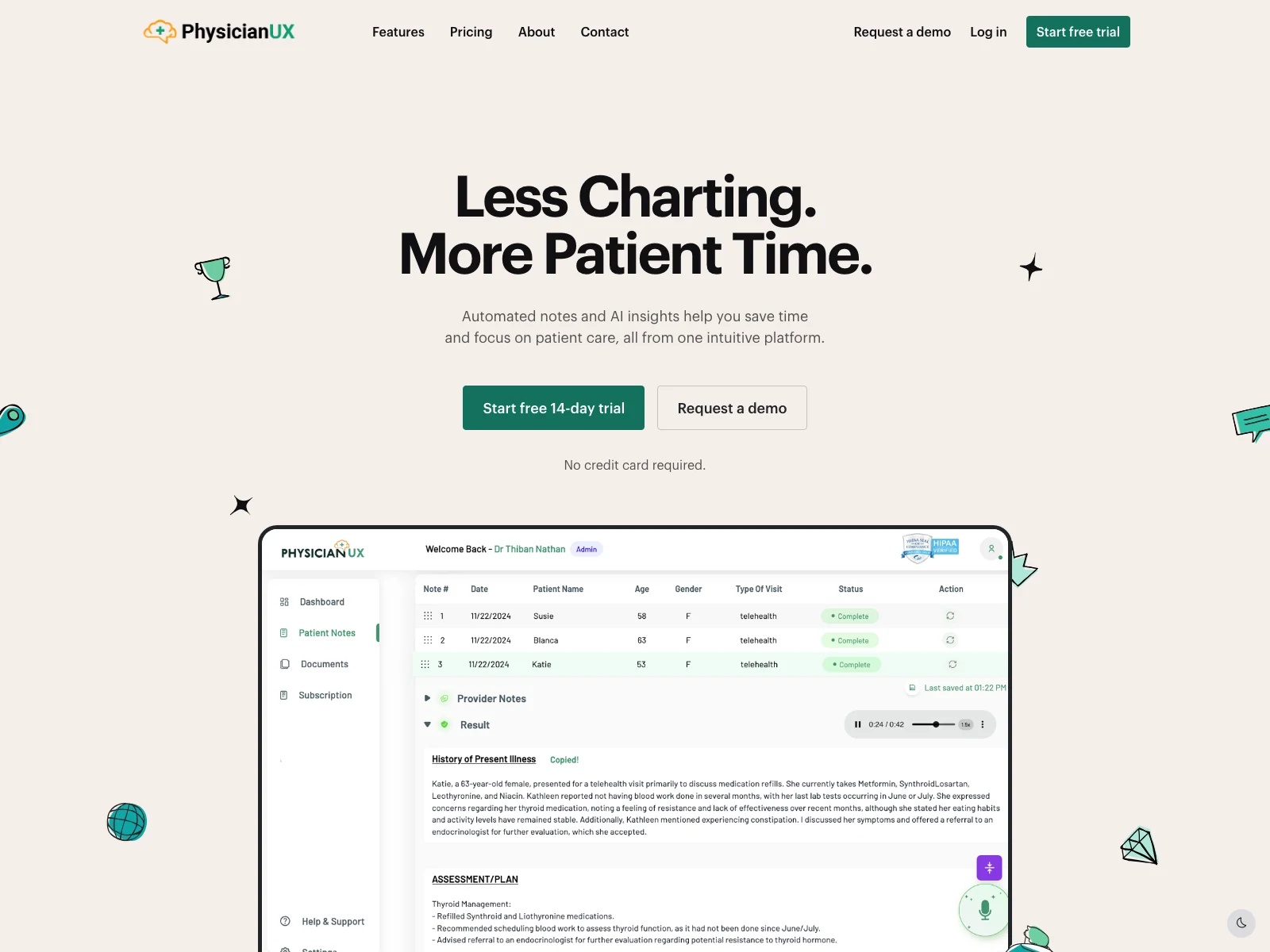 Physician UX: Streamlining Healthcare with AI Insights for Better Patient Care