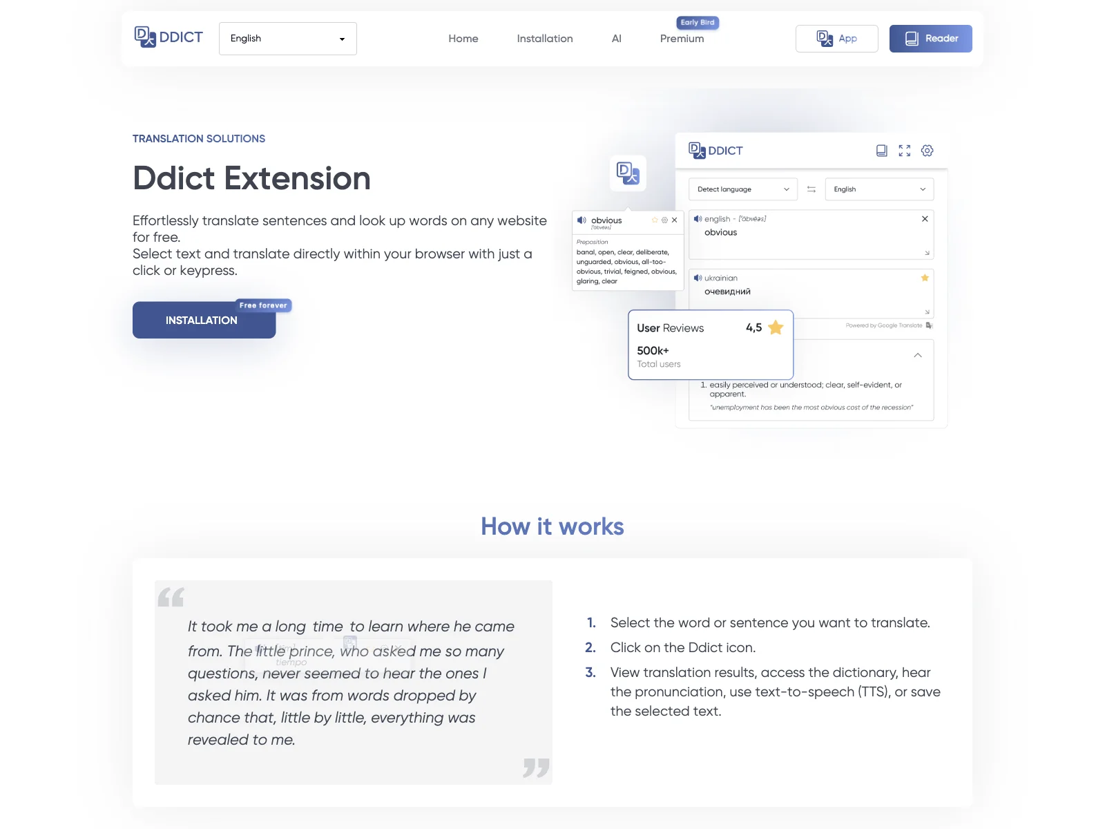 Ddict: Unleashing the Power of AI Translation and Writing