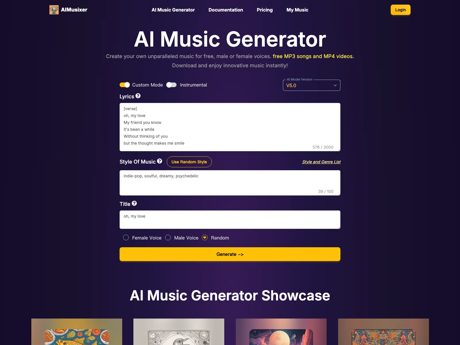 AIMusixer: Unleash Your Musical Creativity with AI