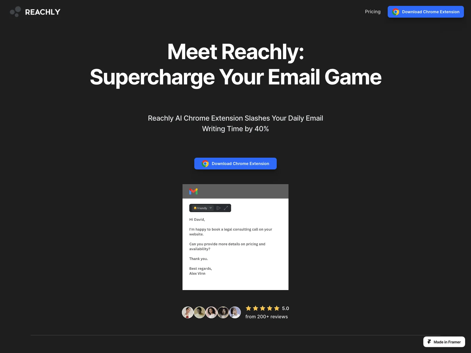 Reachly: Supercharge Your Email Writing