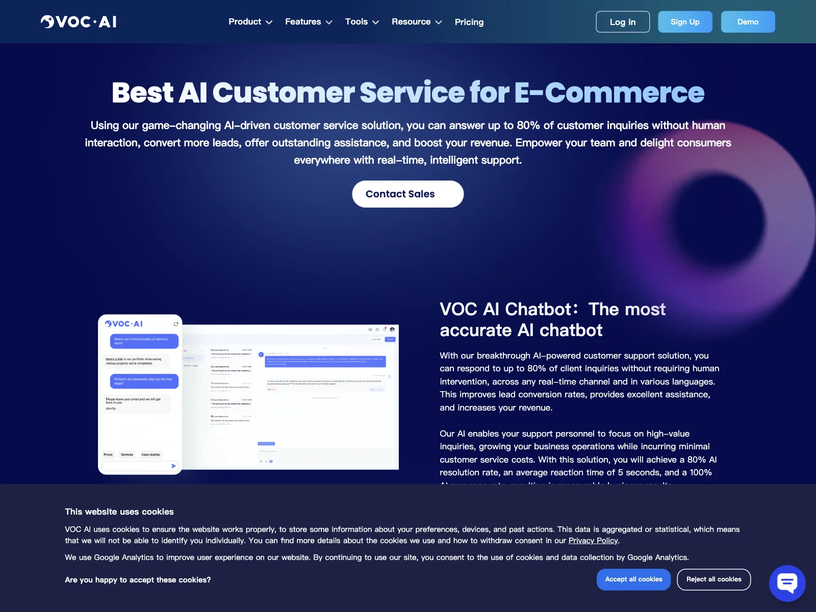 Enhance Customer Service with Voc AI Chatbot