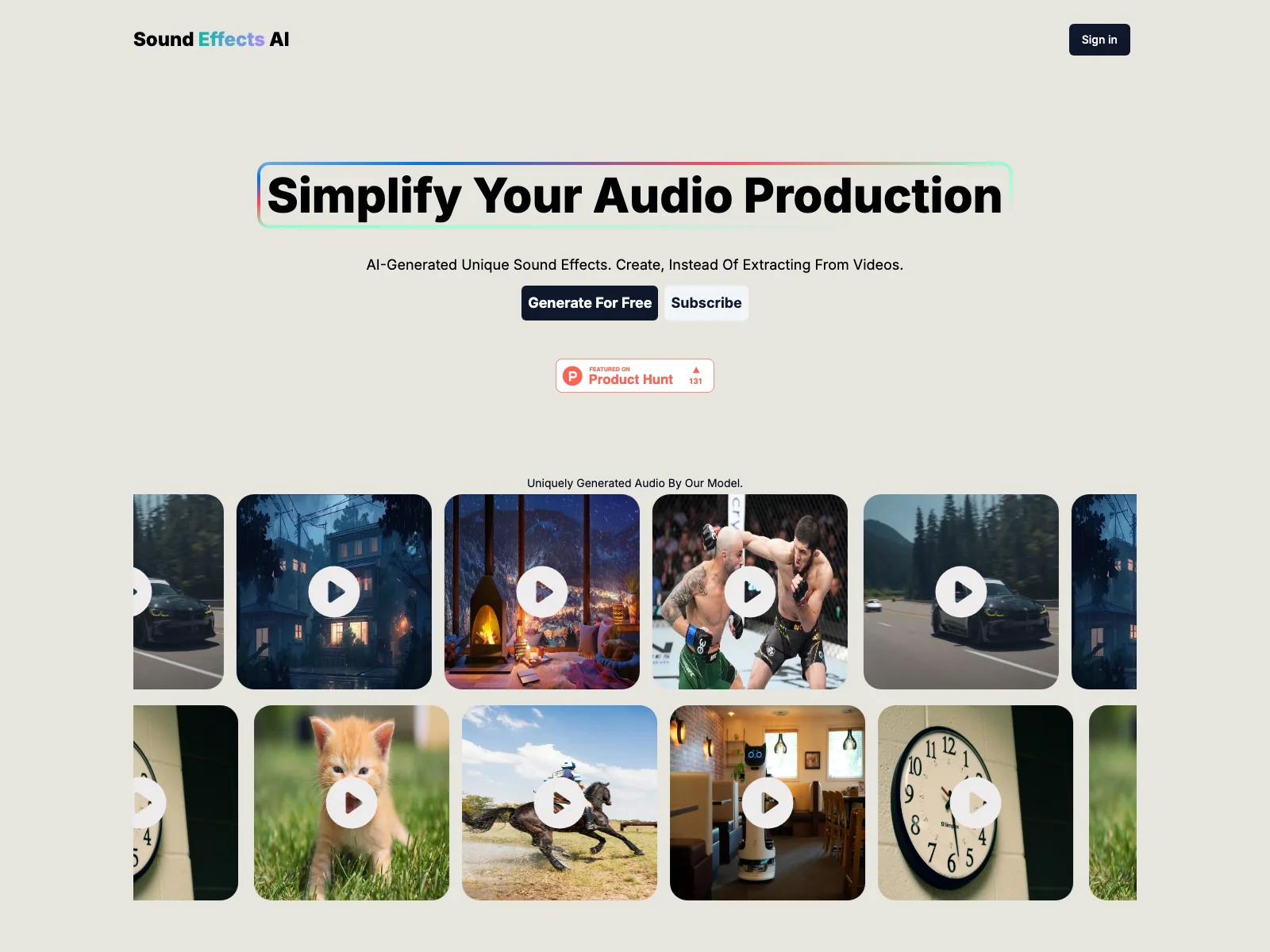 Simplify Your Audio Production with Sound Effects AI