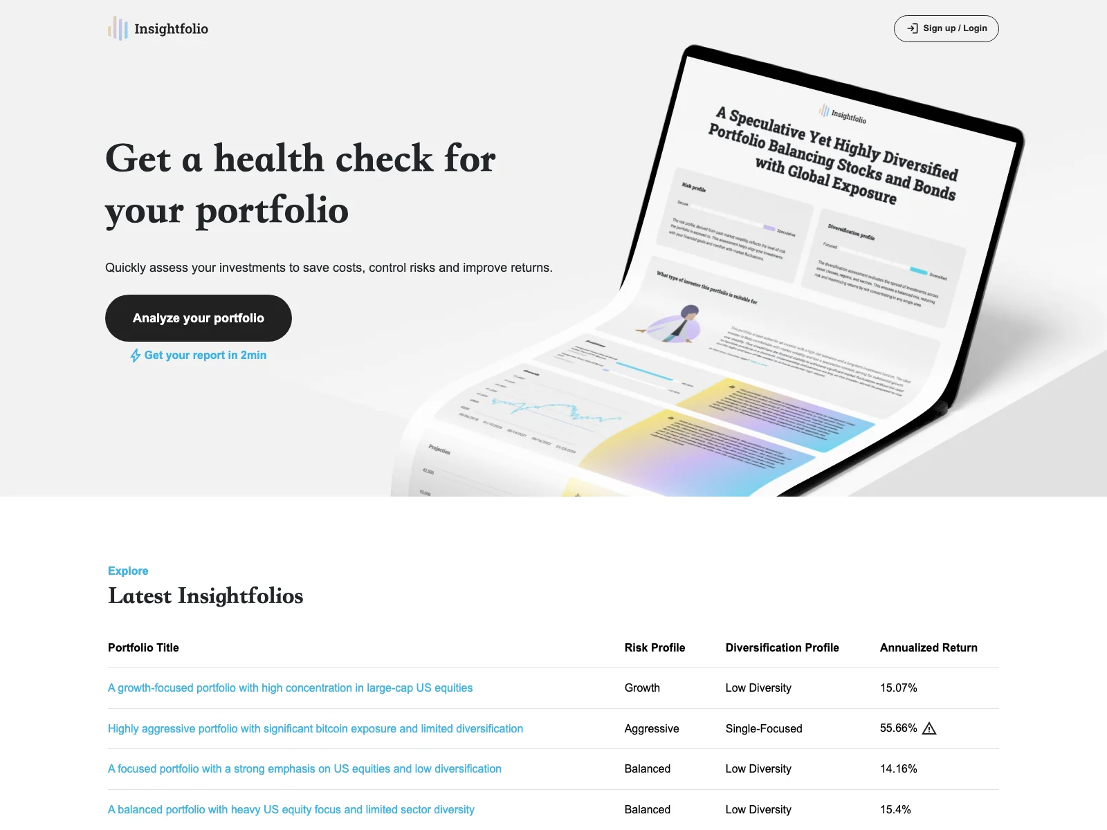 Insightfolio: Empowering Investment Decisions