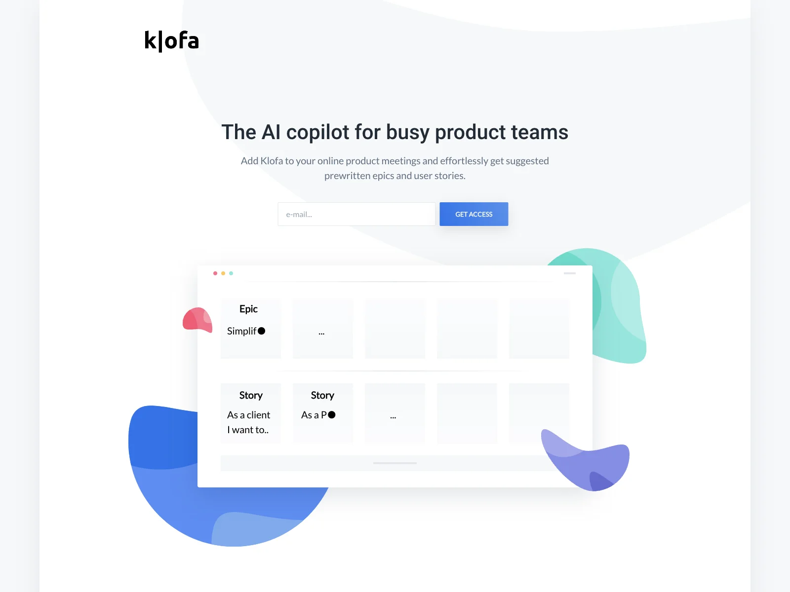 Klofa: Empowering Busy Product Teams with AI-Powered Suggestions