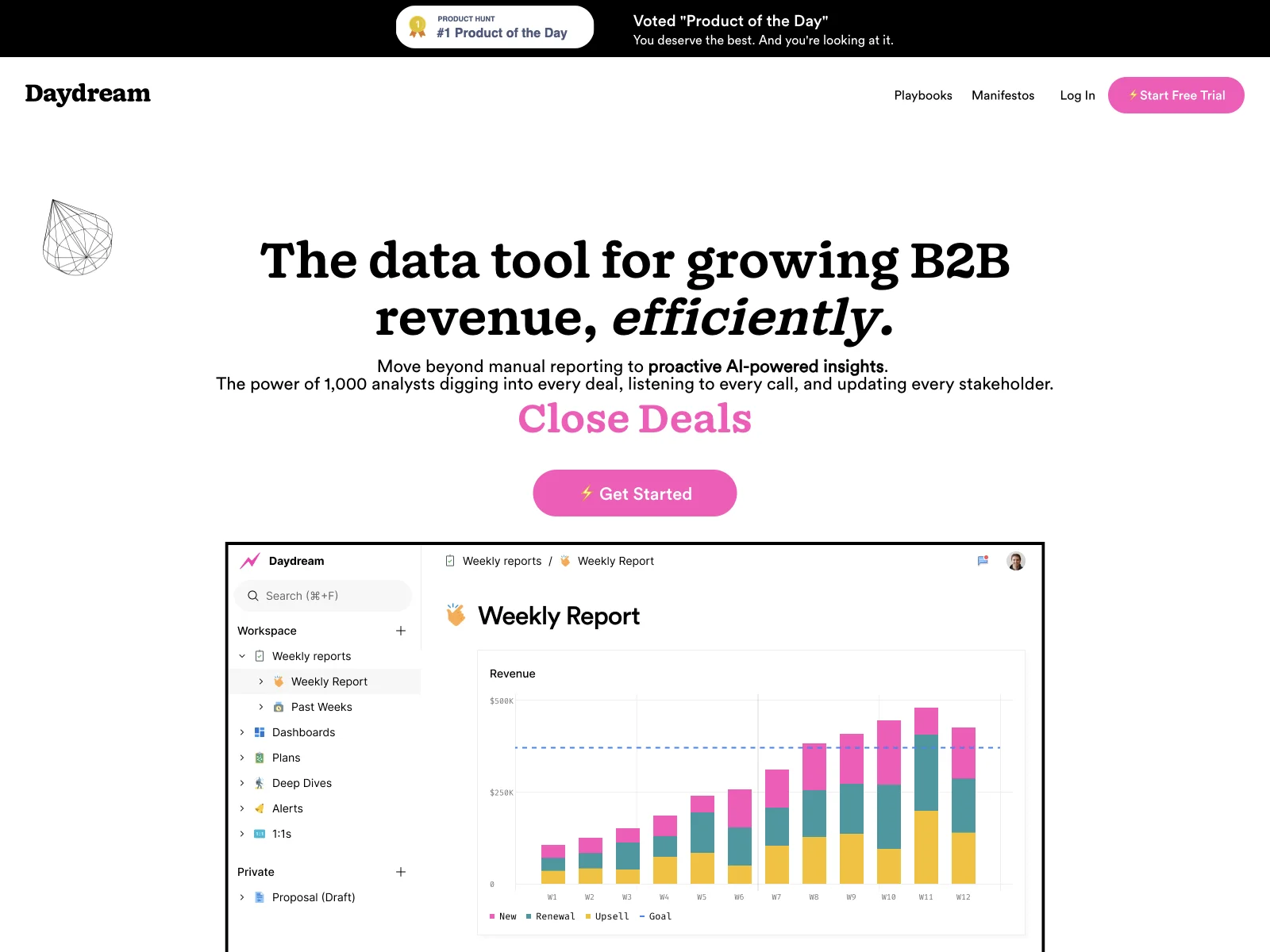 Daydream: The AI-Powered Data Tool for Ambitious B2B Revenue Goals