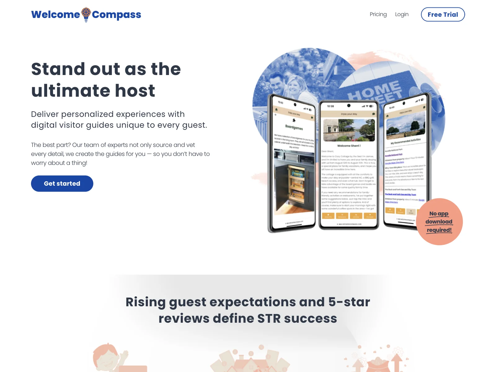 Welcome Compass: Personalized Digital Guidebooks for Enhanced Guest Experiences and Higher Earnings