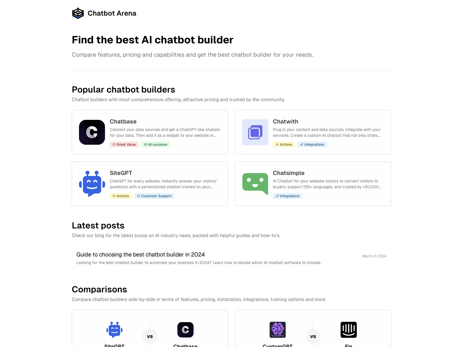 Chatbot Arena: Unveiling the Best Chatbot Builders