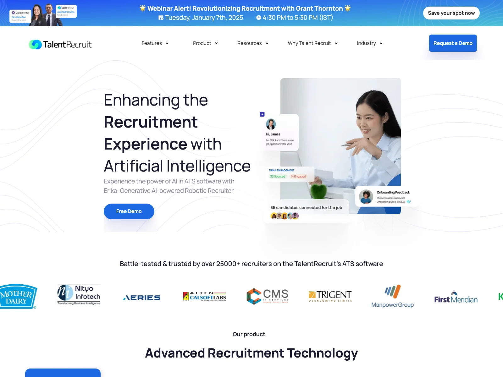 TalentRecruit: AI-Powered ATS Software for Enhanced Recruitment